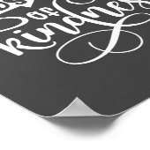 Poster Graines de séparer de douceur gris et blanc (Coin)