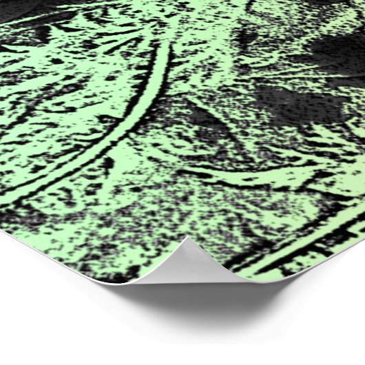 Poster Graines multicolores (Coin)