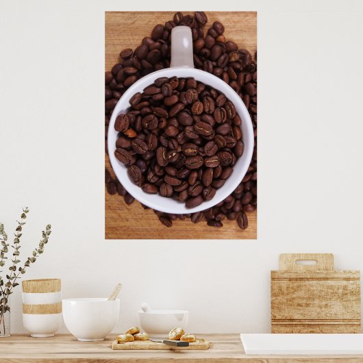 Poster Grains de café (Cuisine)
