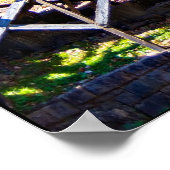 Poster Grains Mill, Babcock, Virginie-Occidentale (Coin)