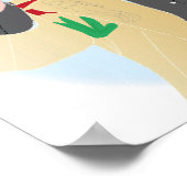 Poster Gram Parsons Illustré (Coin)