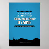 Poster Grammarly Whale (Devant)