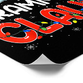 Poster Grammie Claus Noël Famille Pyjama Assortis Fu (Coin)