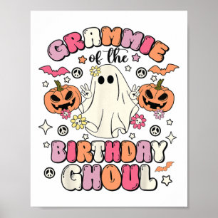 Poster Grammie De L'Anniversaire Ghoul Super Halloween Gh