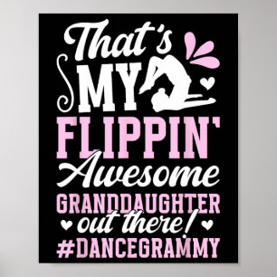 Poster Grammy De Danse De Grandgirl D'Une Danse Gra Danse