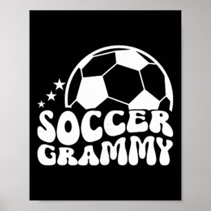 Poster Grammy de footballeur Groovy Grammy de footballeur