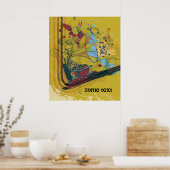 Poster Gramophone rétro (Cuisine)