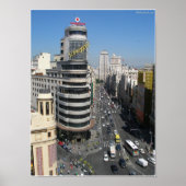 Poster Gran Via Madrid (Devant)