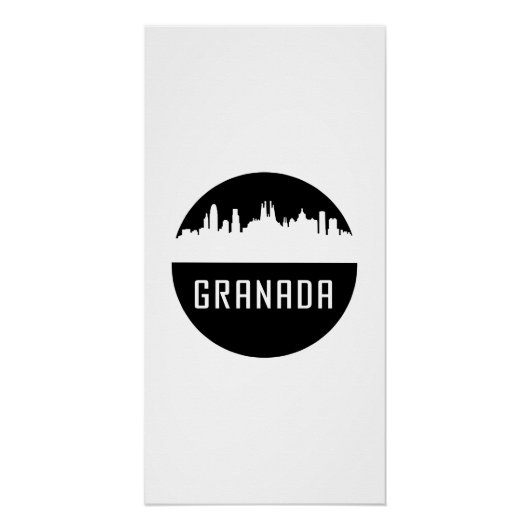 Poster Granada | cities of Spain (Devant)