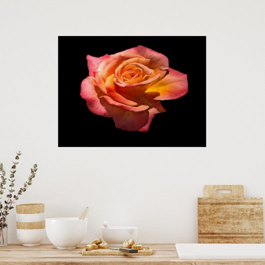 Poster Granada Tea Rose Imprimer (Cuisine)