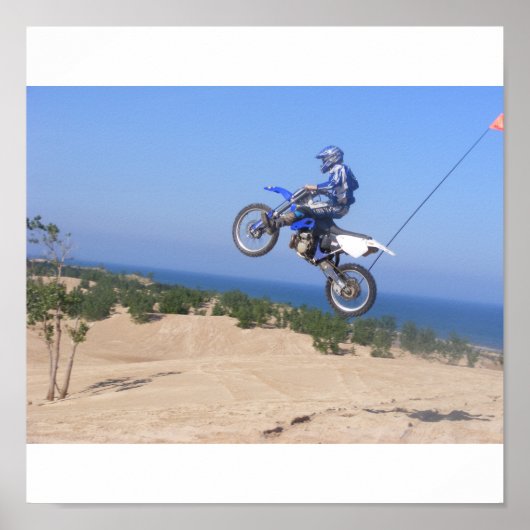 Poster grand air dirt bike (Devant)