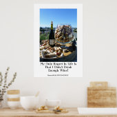 Poster Grand Amateurs de vin Poster! (Cuisine)