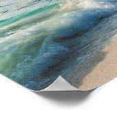 Poster Grand Anse Seychelles La Digue Beach cadeau (Coin)