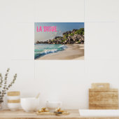Poster Grand Anse Seychelles La Digue Beach cadeau (Cuisine)