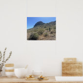 Poster Grand Arizona Desert Picacho Peak State Park (Cuisine)