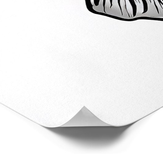 Poster Grand bar à bouche - Poisson Imprimer (Coin)