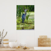 Poster Grand Blue Heron (Cuisine)