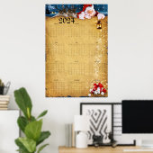 Poster Grand calendrier 2024 (Bureau à domicile)