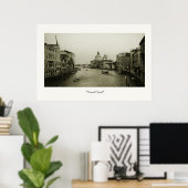Poster Grand canal (Bureau à domicile)