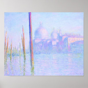 Poster Grand Canal à Venise (par Claude Monet)