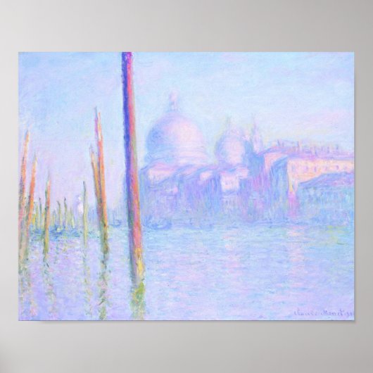 Poster Grand Canal à Venise (par Claude Monet) (Devant)