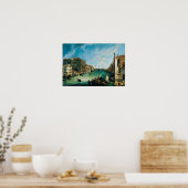 Poster Grand Canal de Canaletto (Cuisine)