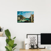 Poster Grand Canal de Canaletto (Bureau à domicile)