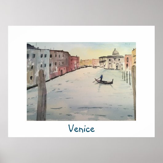 Poster Grand Canal de Venise (Devant)