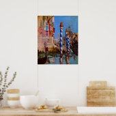Poster Grand Canal de Venise par Edouard Manet (Cuisine)