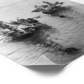 Poster Grand Canal en Chine de Soo-chow (Coin)