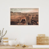 Poster Grand Canyon au pied de Toroweap 1882 (Cuisine)