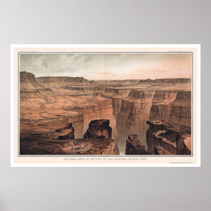 Poster Grand Canyon au pied de Toroweap 1882