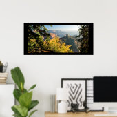 Poster Grand Canyon avec bouleau doré (Bureau à domicile)