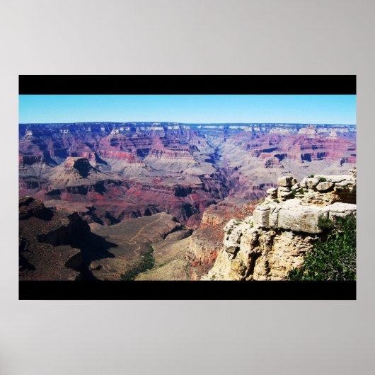 Poster Grand Canyon coloré (Devant)