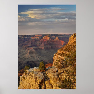 Poster Grand Canyon du bord sud au coucher du soleil, 2