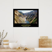 Poster Grand Canyon du parc national de Yellowstone (Cuisine)