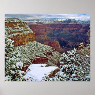 Poster Grand Canyon en hiver