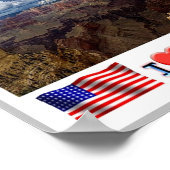 Poster Grand Canyon - I Love - États-Unis - (Coin)