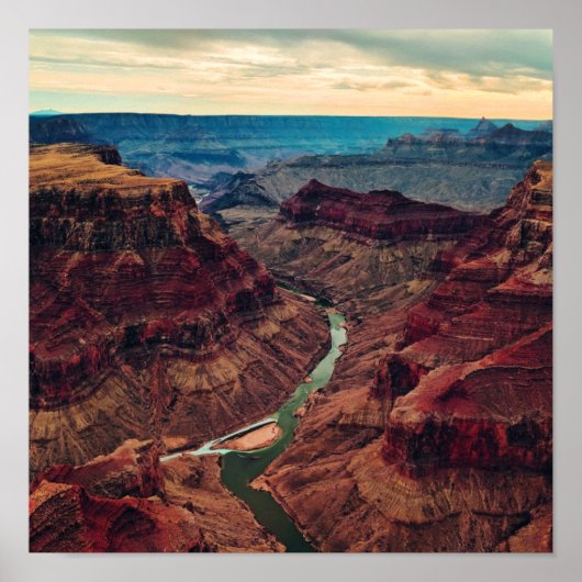 Poster Grand Canyon National Park Arizona, Colorado River (Devant)