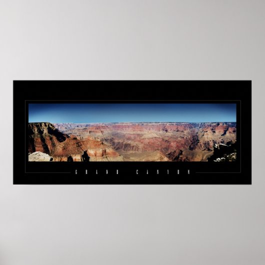 Poster Grand Canyon Panorama (Devant)