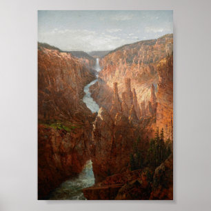 Poster Grand Canyon, rivière Yellowstone, Wyoming