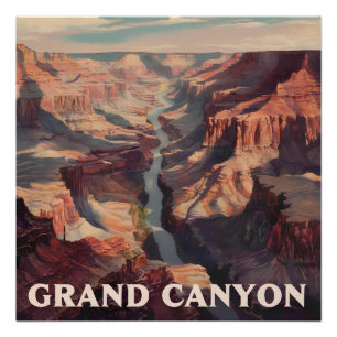 Poster Grand Canyon USA vintage