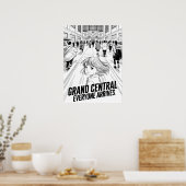Poster Grand Central Everyone Arrives Anime (Cuisine)