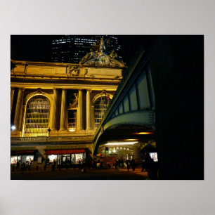 Poster Grand Central Station - Nuit - New York City