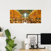 Poster Grand Central Terminal Panorama à New York (Bureau à domicile)