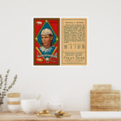 Poster Grand chef Bender Athletics Baseball 1911 (Cuisine)