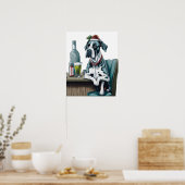 Poster Grand Chien Danois (Cuisine)