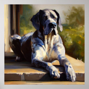 Poster Grand Chien Danois