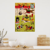 Poster Grand cirque français sur le terrain de Shokonsha (Cuisine)