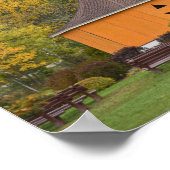 Poster Grand Citrouille Gazebo, Newport, Vermont (Coin)